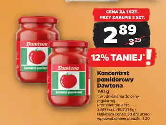 Netto Koncentrat pomidorowy Dawtona oferta