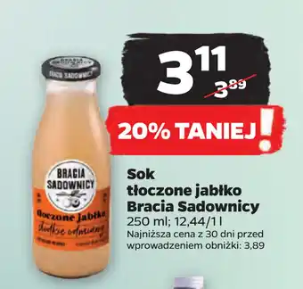 Netto Sok tłoczone jabłko Bracia Sadownicy oferta