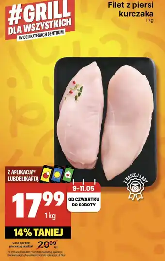 Delikatesy Centrum Filet z piersi kurczaka Biedronka oferta