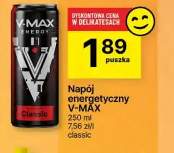 Delikatesy Centrum Napój energetyczny V-max oferta