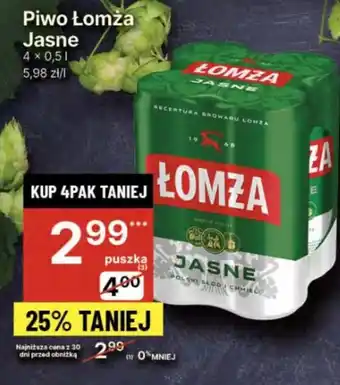 Delikatesy Centrum Piwo Łomża oferta