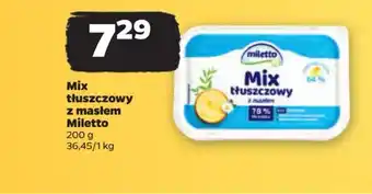 Netto Mix tłuszczowy z masłem Miletto 200 g oferta