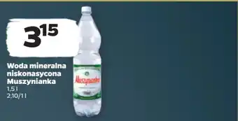 Netto Woda mineralna niskonasycona Muszynianka 1,5l oferta