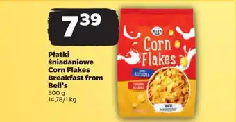 Netto Płatki śniadaniowe Corn Flakes Breakfast from Bell's 500g oferta