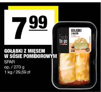 Spar GOŁĄBKI Z MIĘSEM W SOSIE POMIDOROWYM oferta