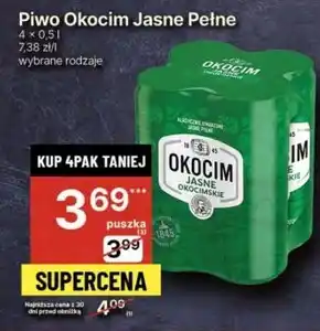 Delikatesy Centrum Оkocim Piwo jasne okocimskie 500 ml oferta