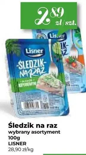 Społem Lisner Śledzik na raz w sosie koperkowym 100 g oferta