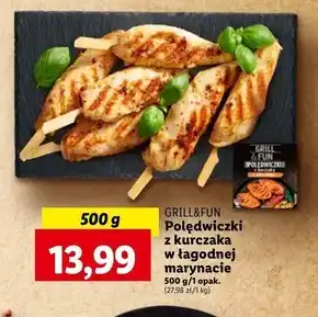 Lidl Polędwiczki z kurczaka Grill&Fun oferta