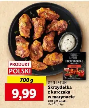 Lidl Skrzydełka z kurczaka Grill&Fun oferta
