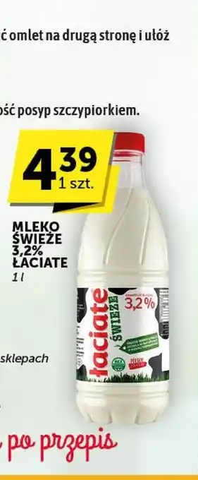 Groszek Łaciate Mleko świeże 3,2 % 1 l oferta