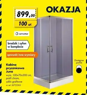 Bricoman Kabina prysznicowa Savana oferta