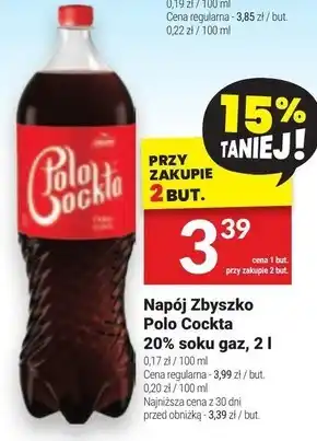 Twój Market Polo Cockta Napój gazowany o smaku cola 2 l oferta