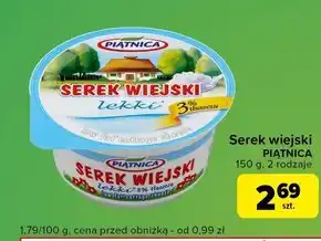 Globi Piątnica Serek wiejski lekki 150 g oferta