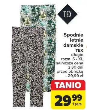 Carrefour Spodnie damskie TEX oferta
