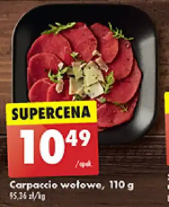 Biedronka Carpaccio wołowe 110 g oferta