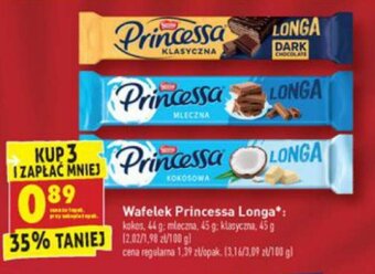 Biedronka Wafelek Princessa longa 44-45g oferta