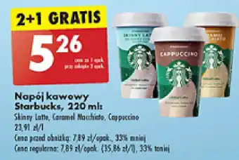Biedronka Napój kawowy Starbucks 220ml oferta