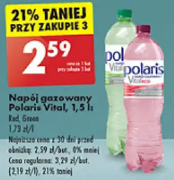Biedronka Napój gazowany Polaris Vital 1,5l oferta