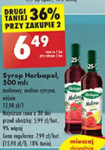 Biedronka Syrop Herbapol 500ml oferta