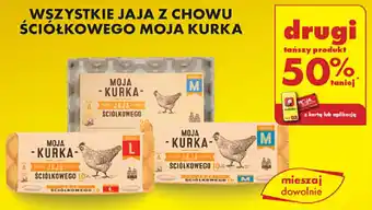 Biedronka WSZYSTKIE JAJA Z CHOWU ŚCIÓŁKOWEGO MOJA KURKA oferta