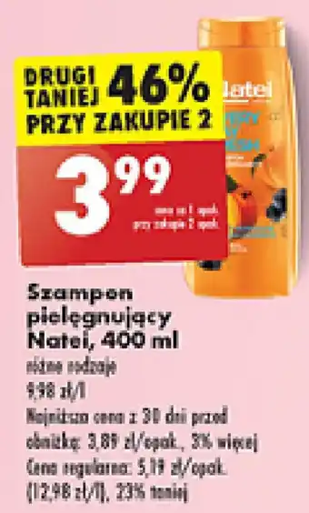 Biedronka Szampon pielęgnujący Natei 400 ml oferta