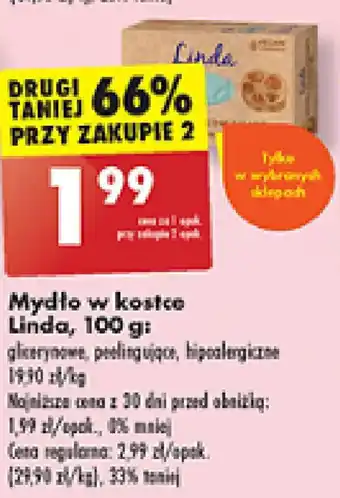 Biedronka Mydło w kostce Linda 100 g oferta