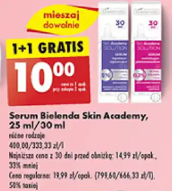 Biedronka Serum Bielenda Skin Academy 25/30 ml oferta