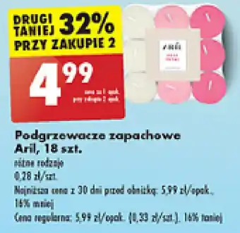 Biedronka Podgrzewacze zapachowe Aril 18 szt. oferta