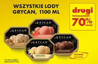 Biedronka WSZYSTKIE LODY GRYCAN 1100 ML oferta