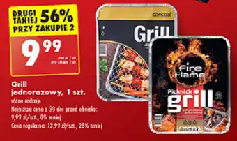Biedronka Grill jednorazowy 1 szt. oferta