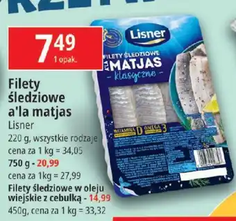 E.Leclerc Filety śledziowe a'la matjas 220 g oferta