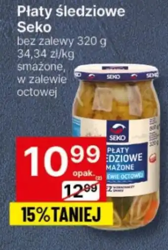 Delikatesy Centrum Płaty śledziowe Seko oferta