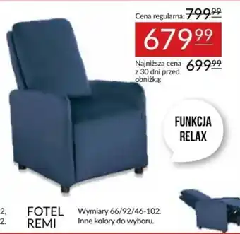 Abra Fotel Remi x oferta