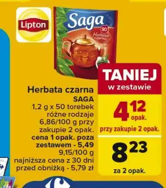 Carrefour Herbata Saga oferta