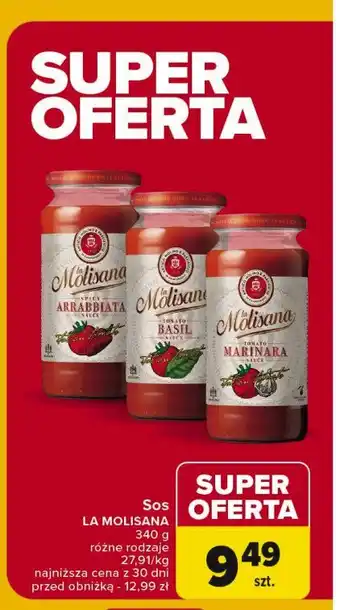 Carrefour Sos arrabiata La molisana oferta