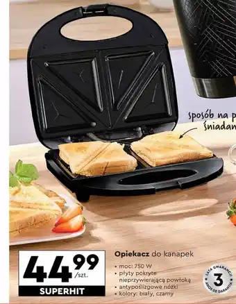 Biedronka Opiekacz do kanapek oferta