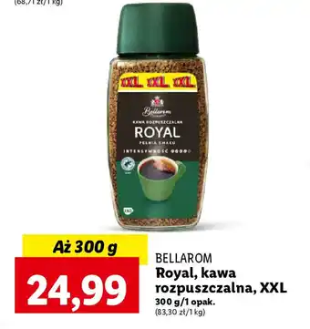 Lidl BELLAROM Royal kawa rozpuszczalna 300g oferta