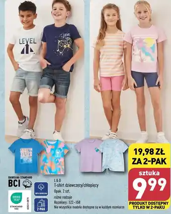 ALDI T-shirt dziecięcy L&D oferta