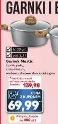 Kaufland Garnek do gotowania na parze qualum basic stone edition mastic 20 cm Ambition oferta