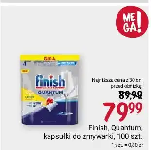 Rossmann Tabletki do zmywarek lemon Finish Quantum oferta