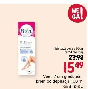 Rossmann Krem do depilacji skóra wrażliwa Veet Minima oferta