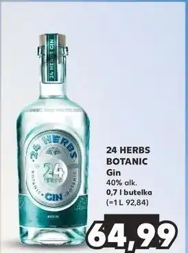 Kaufland Gin 24 Herbs Botanic oferta