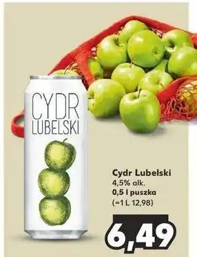 Kaufland Cydr Lubelski oferta