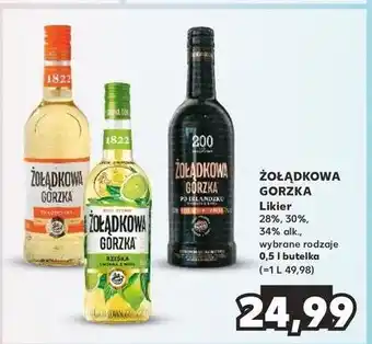 Kaufland Wódka Żołądkowa Gorzka Rześka Limonka Z Miętą oferta