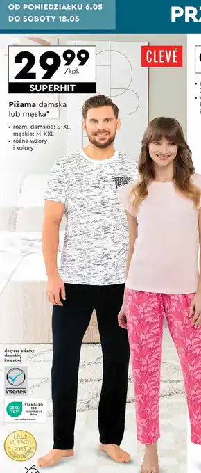 Biedronka Piżama damska s-xl Cleve oferta