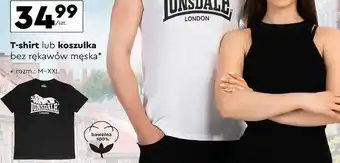 Biedronka T-shirt męski m-xxl Lonsdale oferta