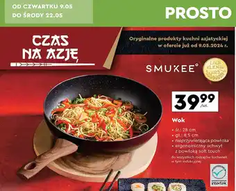 Biedronka Wok 28 cm Smukee Kitchen oferta