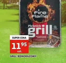 Auchan Grill piknikowy jednorazowy Fire & Flame oferta