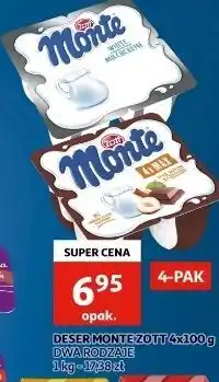 Auchan Deser śmietankowy Zott Monte White oferta