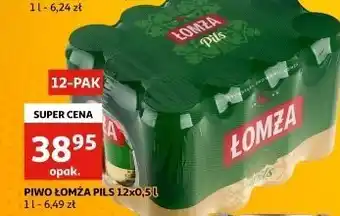 Auchan Piwo Łomża Pils oferta